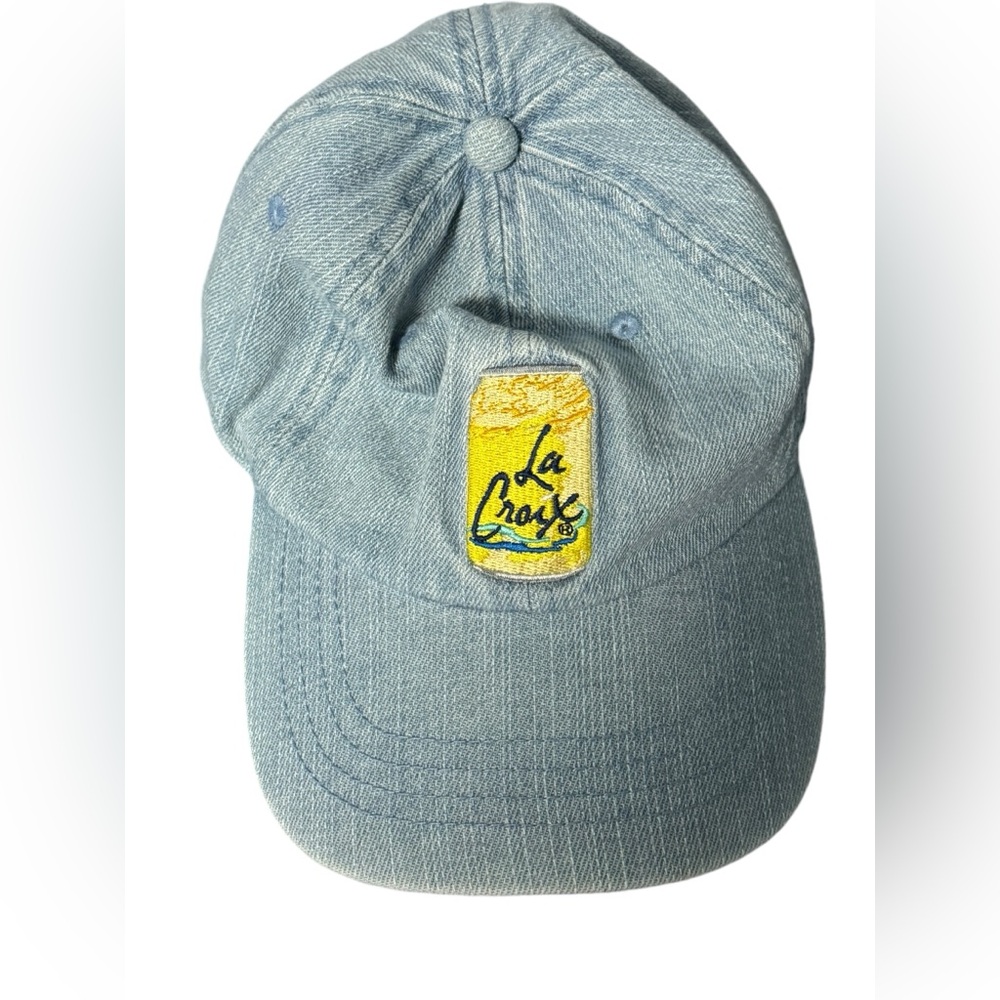 La Croix Light Wash Denim Cap. New.